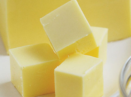Blocks of butter