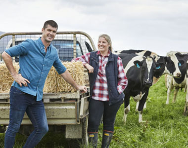 Jonathan Brown on farm